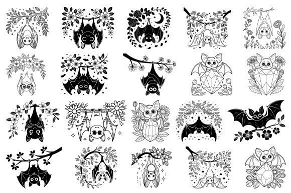 Bat Floral SVG Bundle: Halloween Embroidery Review