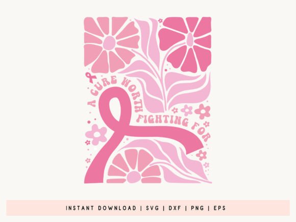 Breast Cancer Boho Floral SVG File: A Designer's Real-World Review