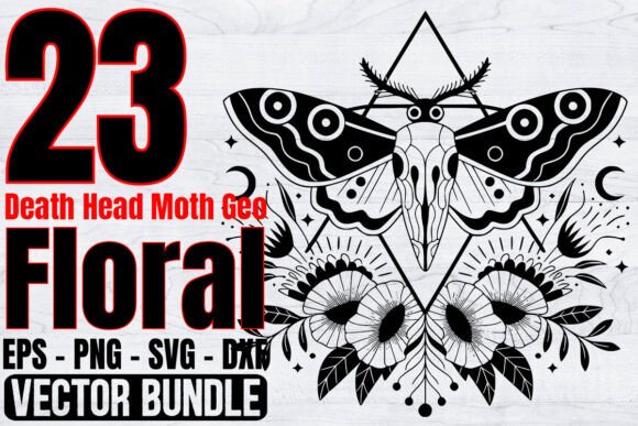 Death Head Moth Geo Floral Svg Bundle Review