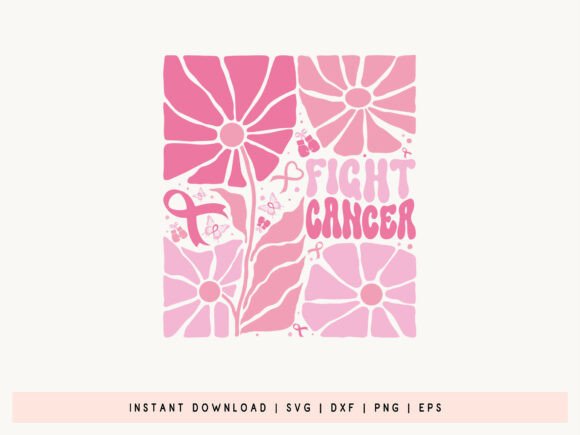 Fight Cancer Boho Floral SVG Cut File Review