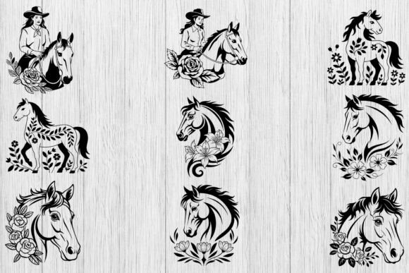 Floral Horse Lover SVG Bundle Review