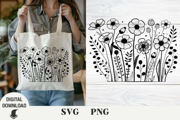 Flower Svg, Wildflowers, Floral Svg, Sum Review