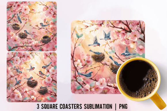 Herry Blossom Blue Birds Square Coaste Review