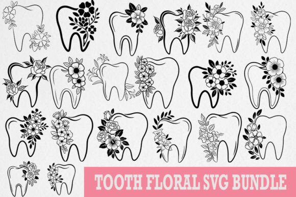 Tooth with Floral SVG Bundle Review