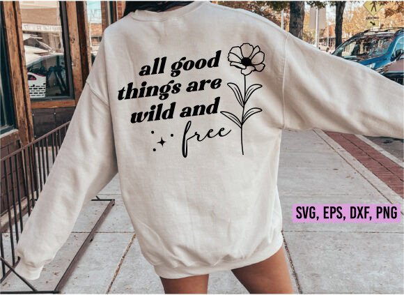 Wildflower Quote SVG for Embroidery Projects